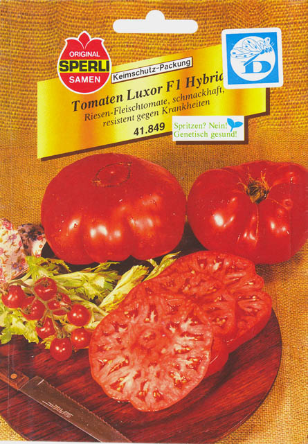 Tomat, Luxor F1, Solanum lycopersicum</i> L<i>