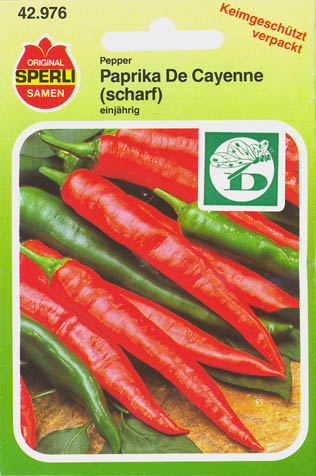 Chilipeber, Paprika de Cayenne, Capsicum annuum </i>L.<i>
