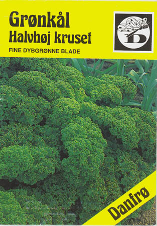 Grnkl, Halvhj kruset, Brassica oleracea </i>L. var. <i>sabellica