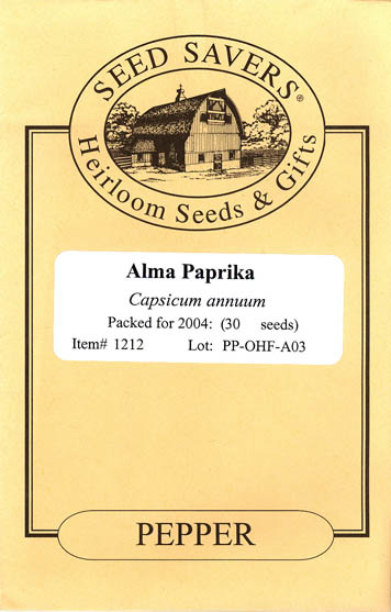 Peberfrugt (Spansk peber), Alma, Capsicum annuum </i>L.<i>
