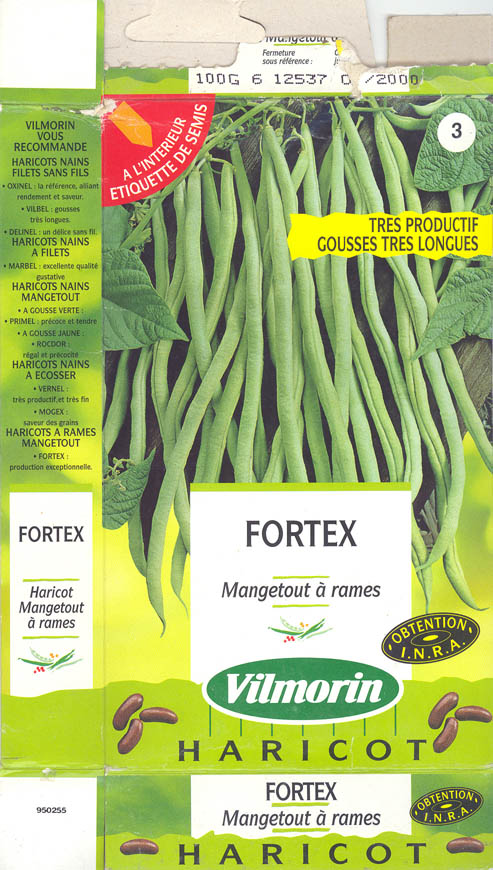 Havebnne, Fortex, Phaseolus vulgaris </i>L.<i>
