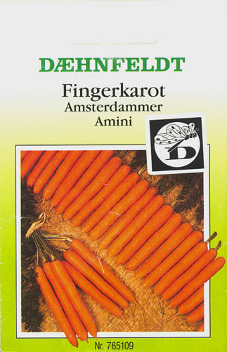 Gulerod, Amsterdammer Amini, Daucus carota </i>L. subsp.<i> sativus